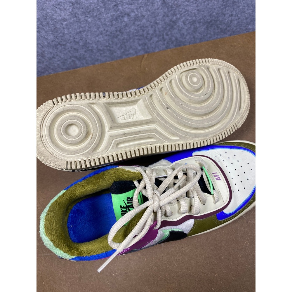 Nike Air Force 1 Shadow Wild Multi-Color Sneakers CT1985-500 Womens 8 - Picture 7 of 9
